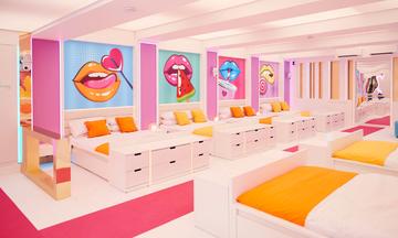 The colourful bedrooms in the villa look amazing! The brand new villa in sunny Mallorca will be the back-drop for this years contestants. 
Image: (C) ITV Plc