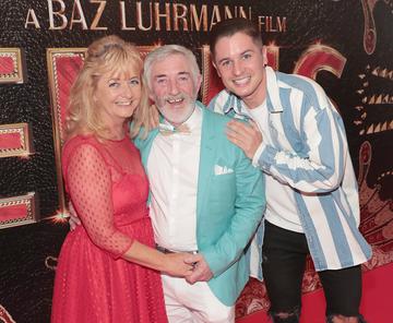 Maureen Fleming,Derry Fleming and Tadhg Fleming  at the Irish Premiere screening of Elvis at the Lighthouse Cinema,Dublin.
Picture Brian McEvoy