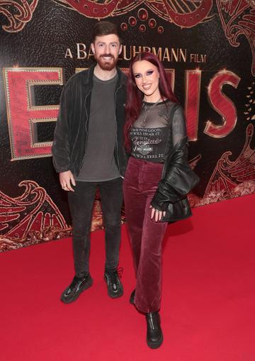 Darren Kavanagh and Keilidh Cashell at the Irish Premiere screening of Elvis at the Lighthouse Cinema,Dublin.
Picture Brian McEvoy