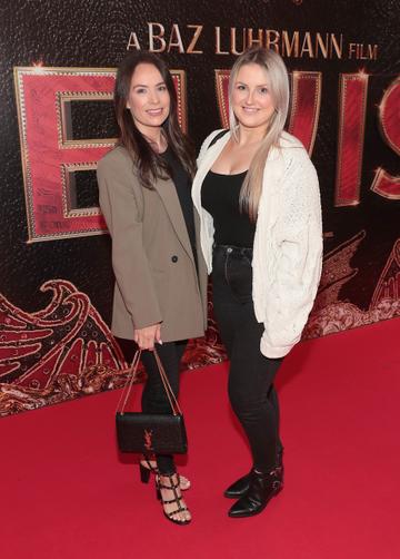 Emma Kerlin and Laura Wynne at the Irish Premiere screening of Elvis at the Lighthouse Cinema,Dublin.
Picture Brian McEvoy
