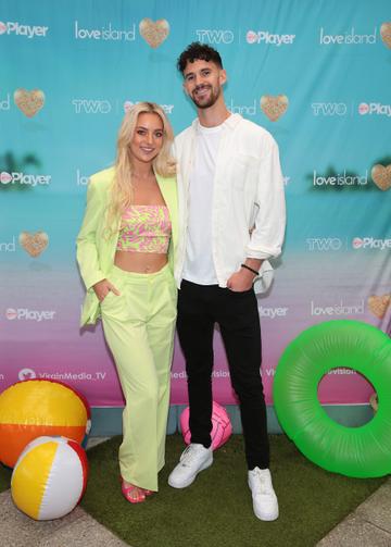 Laura Nolan and Matthew McNabb pictured at the official launch  of Love Island that airs exclusively on Virgin Media Two this Monday 6th June 2022 at 9pm.
Pic Brian McEvoy