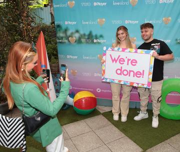 Lauren Whelan, Shauna Davitt and Ryan Maher  pictured at the official launch  of Love Island at House Dublin. Love Island airs exclusively on Virgin Media Two this Monday 6th June 2022 at 9pm.
Pic Brian McEvoy