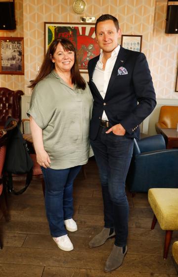Michelle Spillane and David Gee pictured at the launch of the Paddy Power Comedy Festival which takes place in the Iveagh Gardens in Dublin from the 21st – 24th July. Tickets are on sale now from ticketmaster.ie.