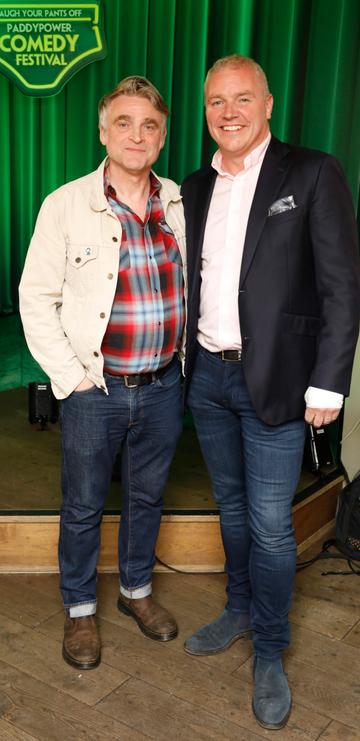 Bren Berry & Paddy Power pictured at the launch of the Paddy Power Comedy Festival which takes place in the Iveagh Gardens in Dublin from the 21st – 24th July. Tickets are on sale now from ticketmaster.ie.
Photo Leon Farrell/Photocall Ireland