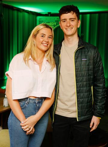 Lara Heaney and Peter Morgan at the launch of the Paddy Power Comedy Festival which takes place in the Iveagh Gardens in Dublin from the 21st – 24th July. Tickets are on sale now from ticketmaster.ie.
Photo Leon Farrell/Photocall Ireland