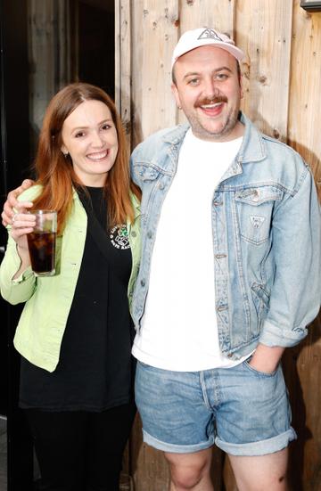 Emma Doran & Shane Daniel Byrne at the launch of the Paddy Power Comedy Festival which takes place in the Iveagh Gardens in Dublin from the 21st – 24th July. Tickets are on sale now from ticketmaster.ie.
Photo Leon Farrell/Photocall Ireland