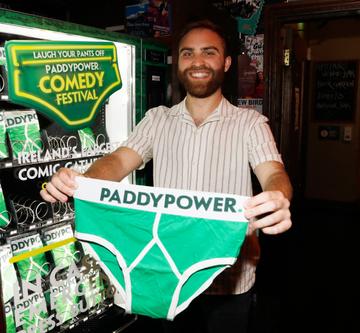 Erik Roedel at the launch of the Paddy Power Comedy Festival which takes place in the Iveagh Gardens in Dublin from the 21st – 24th July. Tickets are on sale now from ticketmaster.ie.
Photo Leon Farrell/Photocall Ireland