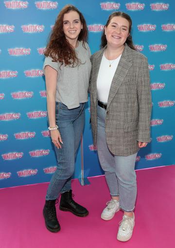 Lainey Granito and Madison Zinger at the opening night of the smash hit musical Waitress at the Bord Gais Energy Theatre, Dublin.
Pic Brian McEvoy