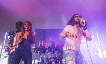 Celaviedmai at the Hennessy HipHop House at Body & Soul 2022
Credit: Aaron Corr