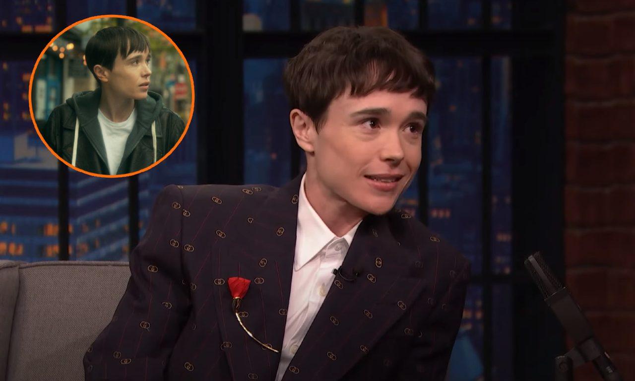 Elliot Page talks incorporating his transition into 'The Umbrella Academy'(02)