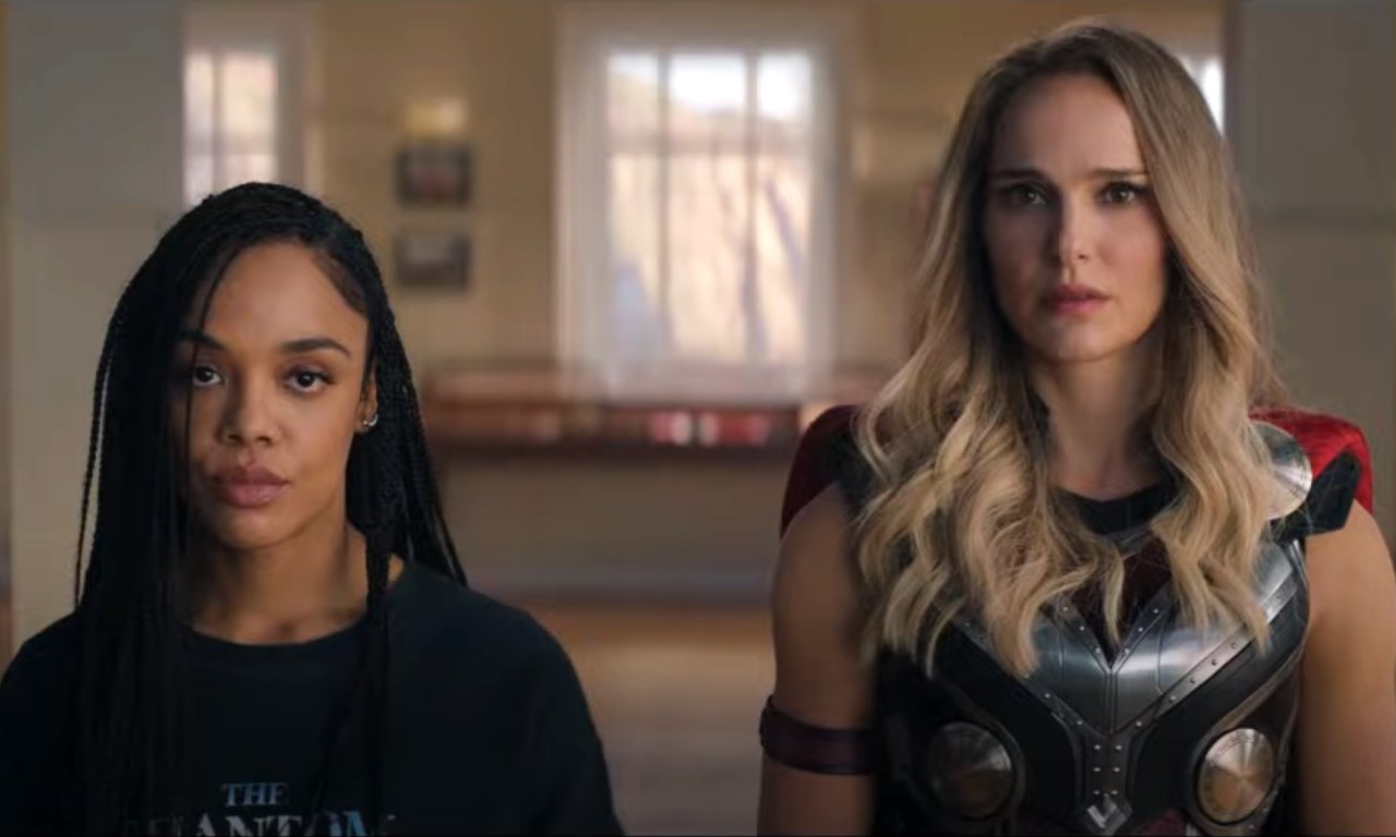 Tessa Thompson shares an exclusive 'Thor: Love and Thunder' clip