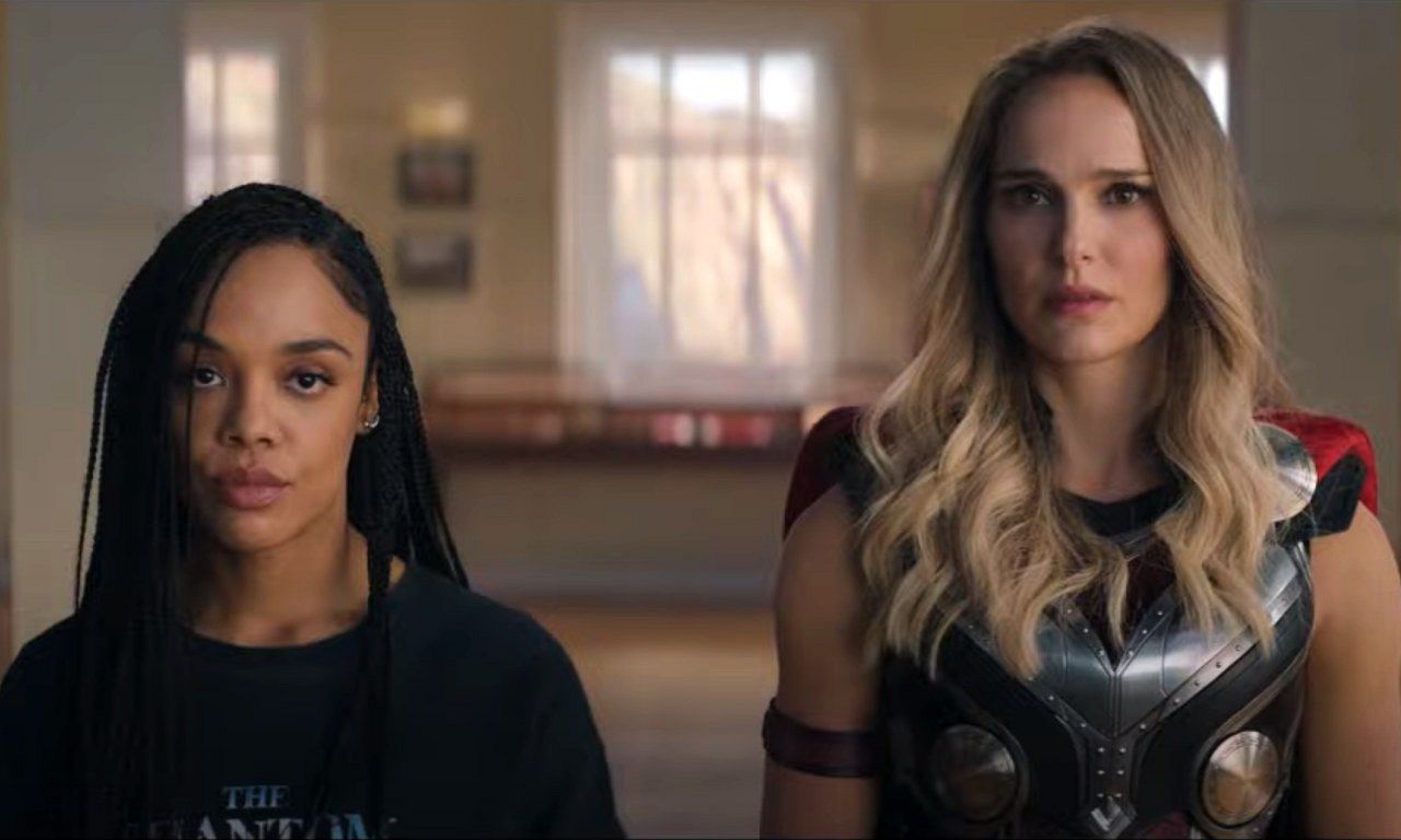 Tessa Thompson shares an exclusive 'Thor Love and Thunder' clip