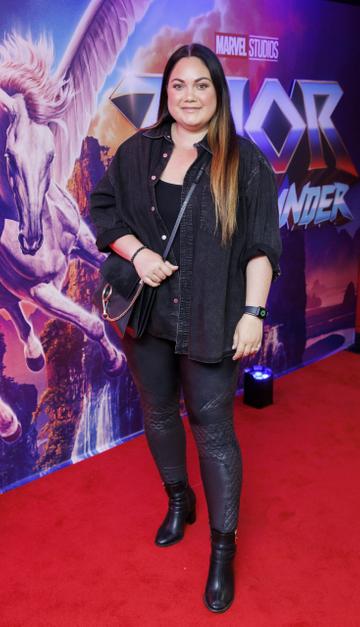 Grace Mongey pictured at the special preview screening of Thor: Love and Thunder. Picture Andres Poveda