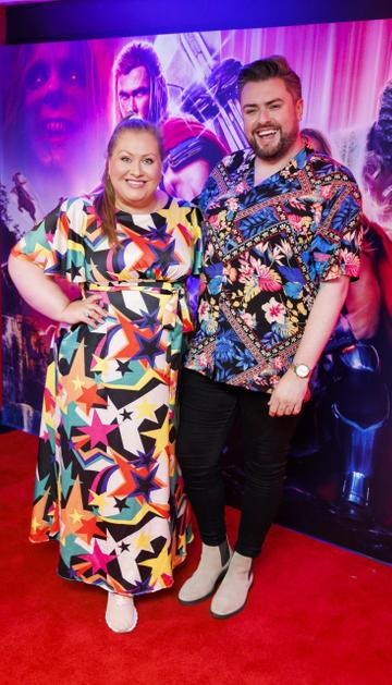 Vannessa Butler and James Patrice pictured at the special preview screening of Thor: Love and Thunder. Picture Andres Poveda