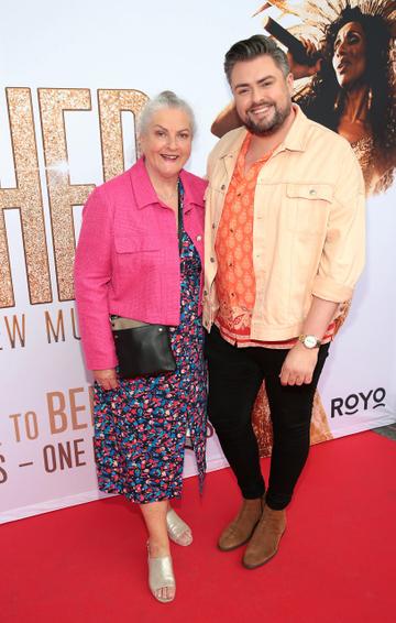 Fron Butler and James Patrice Butler pictured at the opening night of 'The Cher Show' musical at the Bord Gais Energy Theatre,Dublin.
Pic Brian McEvoy