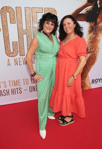 Bernadette McAloon and Deborah Zambra pictured at the opening night of 'The Cher Show' musical at the Bord Gais Energy Theatre,Dublin.
Pic Brian McEvoy