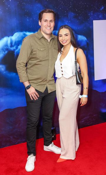 Caleb Shanley and Rebekah O'Leary pictured at the special preview screening of NOPE in Cineworld, Dublin. NOPE, from Jordan Peele, writer/director of Get Out and Us is in cinemas August 12th. Pic: Marc O'Sullivan