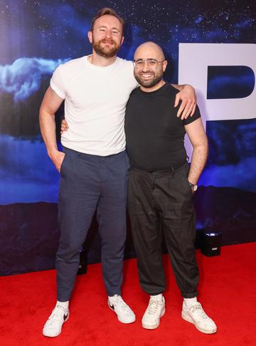 Adam Hurley and Conor Merriman pictured at the special preview screening of NOPE in Cineworld, Dublin. NOPE, from Jordan Peele, writer/director of Get Out and Us is in cinemas August 12th. Pic: Marc O'Sullivan