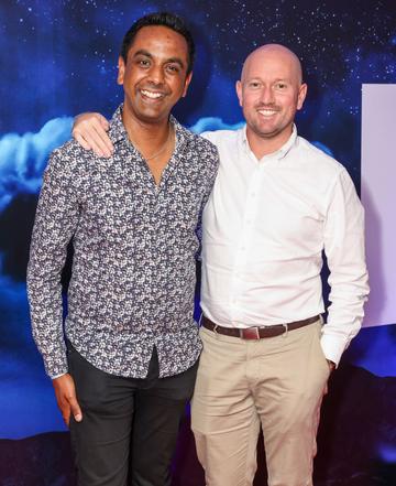 Clint Dreiberg and David Mitchell pictured at the special preview screening of NOPE in Cineworld, Dublin. NOPE, from Jordan Peele, writer/director of Get Out and Us is in cinemas August 12th. Pic: Marc O'Sullivan