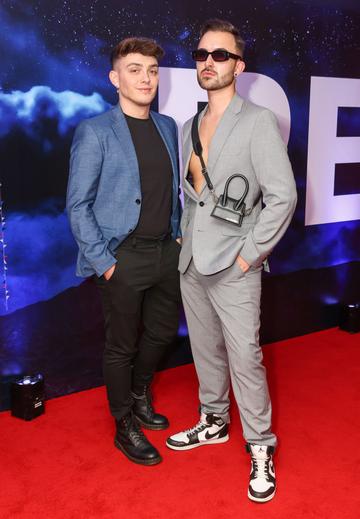 Mike Gibson and Alex Martin pictured at the special preview screening of NOPE in Cineworld, Dublin. NOPE, from Jordan Peele, writer/director of Get Out and Us is in cinemas August 12th. Pic: Marc O'Sullivan