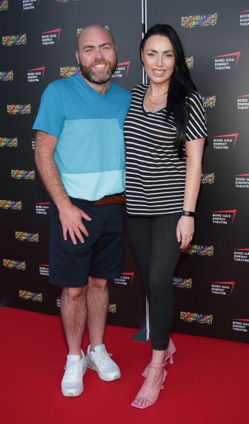 Ciaran Sutton and Eileen Sutton pictured at the opening night of the musical Joseph and The Amazing Technicolor Dreamcoat at the Bord Gais Energy Theatre, Dublin. The hit musical continues until August 27, 2022.

Picture: Brian McEvoy Photography