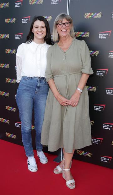 Ellen O'Toole and Louise O'Toole pictured at the opening night of the musical Joseph and The Amazing Technicolor Dreamcoat at the Bord Gais Energy Theatre, Dublin. The hit musical continues until August 27, 2022.
Picture: Brian McEvoy Photography