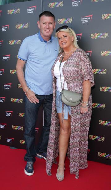 Robbie Kane and Sharon Hennessy pictured at the opening night of the musical Joseph and The Amazing Technicolor Dreamcoat at the Bord Gais Energy Theatre, Dublin. The hit musical continues until August 27, 2022.
Picture: Brian McEvoy Photography