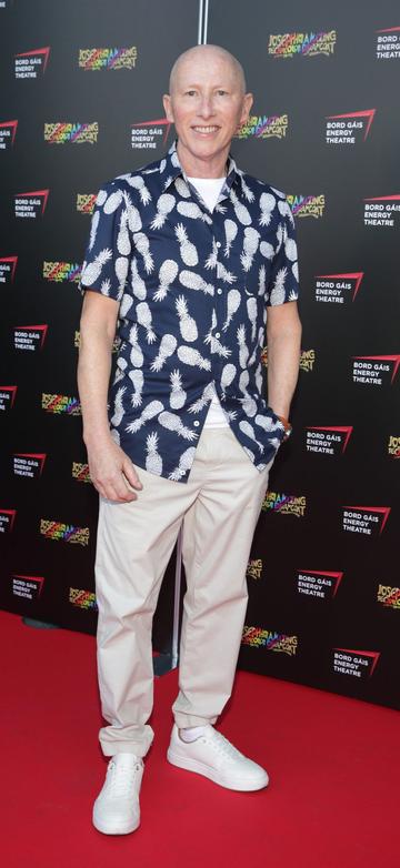 Joe Conlon pictured at the opening night of the musical Joseph and The Amazing Technicolor Dreamcoat at the Bord Gais Energy Theatre, Dublin. The hit musical continues until August 27, 2022.

Picture: Brian McEvoy Photography