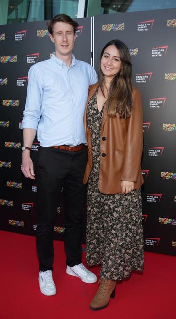 Elliott Dunn and Patricia Marinho pictured at the opening night of the musical Joseph and The Amazing Technicolor Dreamcoat at the Bord Gais Energy Theatre, Dublin. The hit musical continues until August 27, 2022.

Picture: Brian McEvoy Photography