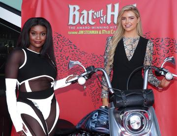 Pamela Uba and Miss Ireland 2022 Ivanna McMahon  pictured at the opening night of the smash hit musical  Bat Out of Hell at the  Bord Gáis Energy Theatre,Dublin.
Picture Brian McEvoy Photography