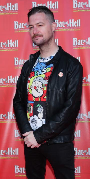 Fergal Darcy pictured at the opening night of the smash hit musical  Bat Out of Hell at the  Bord Gáis Energy Theatre,Dublin.
Picture Brian McEvoy