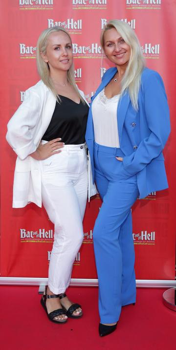 Anna Solooveja and Diane Luksa pictured at the opening night of the smash hit musical  Bat Out of Hell at the  Bord Gáis Energy Theatre,Dublin.
Picture Brian McEvoy