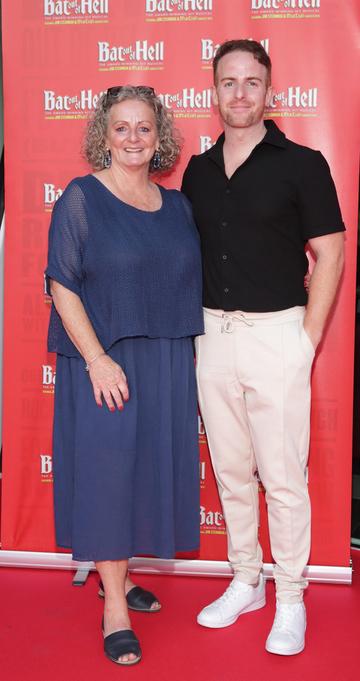 Ann Cahill and Brendan O'Loughlin pictured at the opening night of the smash hit musical  Bat Out of Hell at the  Bord Gáis Energy Theatre,Dublin.
Picture Brian McEvoy Photography
