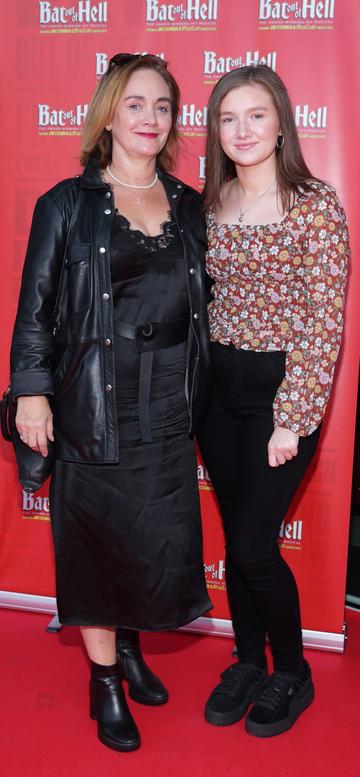 Susan Savage and Tara Savage  pictured at the opening night of the smash hit musical  Bat Out of Hell at the  Bord Gáis Energy Theatre,Dublin.Picture Brian McEvoy PhotographyNo repro fee for one use