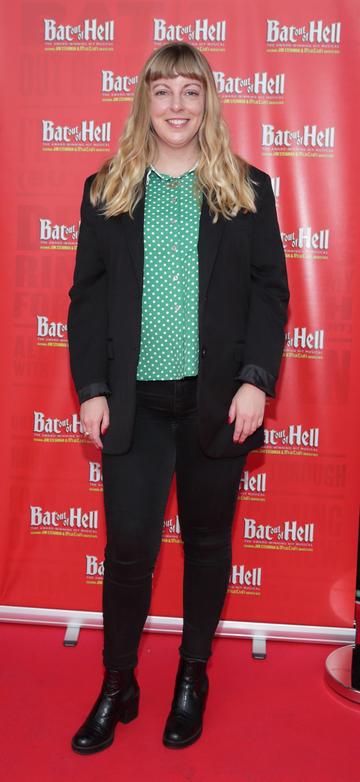 Aoife O'Regan pictured at the opening night of the smash hit musical  Bat Out of Hell at the  Bord Gáis Energy Theatre,Dublin.
Picture Brian McEvoy Photography