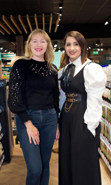 Jessie Collins and Anna Perry at the Holland & Barrett media launch in Henry Street, Dublin.
Photo: Julien Behal Photography