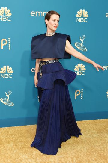 Sarah Paulson at the 74th Primetime Emmy Awards held at Microsoft Theater on September 12, 2022 in Los Angeles, California. (Photo by Gilbert Flores/Variety via Getty Images)
