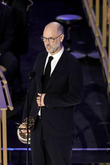 Jesse Armstrong accepts Outstanding Writing for a Drama Series for "Succession" onstage during the 74th Primetime Emmys at Microsoft Theater on September 12, 2022 in Los Angeles, California. (Photo by Kevin Winter/Getty Images)
