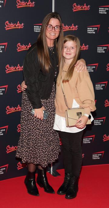 Leona Hendrick and Milly Hendrick at the opening night of the musical Sister Act at the Bord Gais Energy Theatre,Dublin
Pic Brian McEvoy Photography