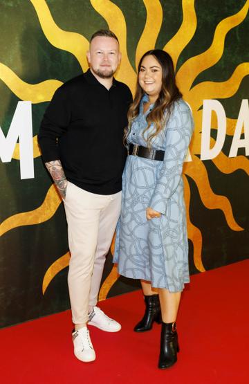 Chris Gernon and Grace Mongey pictured at a special preview screening of 20th Century Studios “Amsterdam” in the Light House cinema Dublin. Picture Andres Poveda