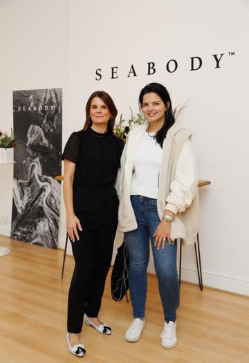 Dr. Helena McMahon and Pat Kane pictured at the SEABODY Winter 2022 Showcase. See www.seabody.com Photograph: Leon Farrell / Photocall Ireland