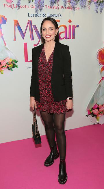Joy Porto at the opening night of 'My Fair Lady' at the Bord Gais Energy Theatre,Dublin.
Picture Brian McEvoy