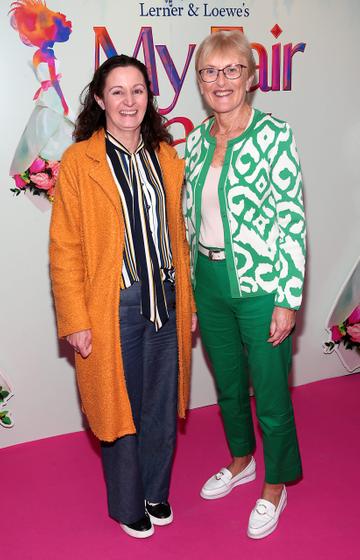 Maire Walsh and Colette O Mahoney at the opening night of 'My Fair Lady' at the Bord Gais Energy Theatre,Dublin.
Picture Brian McEvoy