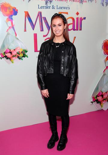 Jade Slevin Fay at the opening night of 'My Fair Lady' at the Bord Gais Energy Theatre,Dublin.
Picture Brian McEvoy