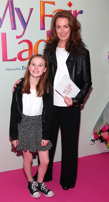 Ciara Diamond and Gillian Diamond at the opening night of 'My Fair Lady' at the Bord Gais Energy Theatre,Dublin.
Picture Brian McEvoy