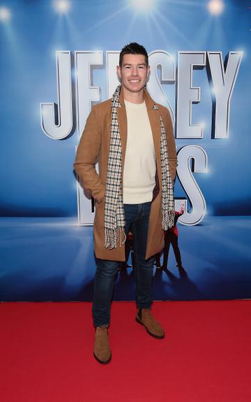 Ryan Andrews pictured at the opening night of the musical Jersey Boys at the Bord Gais Energy Theatre, Dublin.
Picture Brian McEvoy