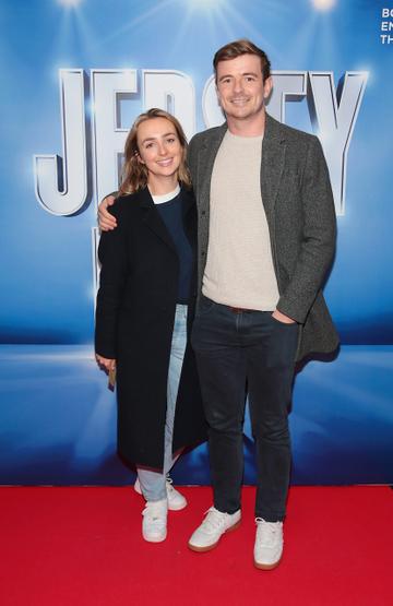 Kate Demolder and Ian Cassidy pictured at the opening night of the musical Jersey Boys at the Bord Gais Energy Theatre, Dublin.
Picture Brian McEvoy
