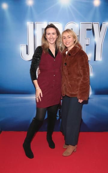 Niamh O' Reilly and Laura Field pictured at the opening night of the musical Jersey Boys at the Bord Gais Energy Theatre, Dublin.
Picture Brian McEvoy