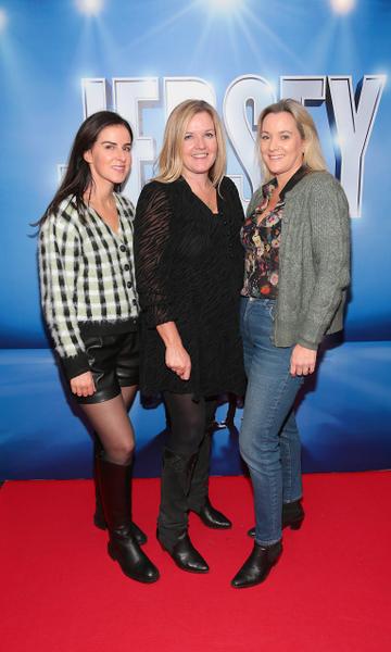 Jessica Hopkins,Lynn Hunter and Aisling Flood pictured at the opening night of the musical Jersey Boys at the Bord Gais Energy Theatre, Dublin.
Picture Brian McEvoy