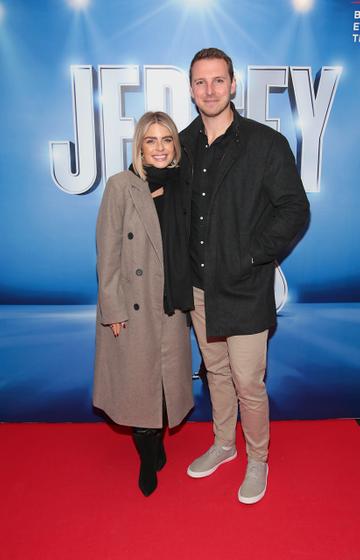Lauren Arthurs and John O'Flynn pictured at the opening night of the musical Jersey Boys at the Bord Gais Energy Theatre, Dublin.
Picture Brian McEvoy
